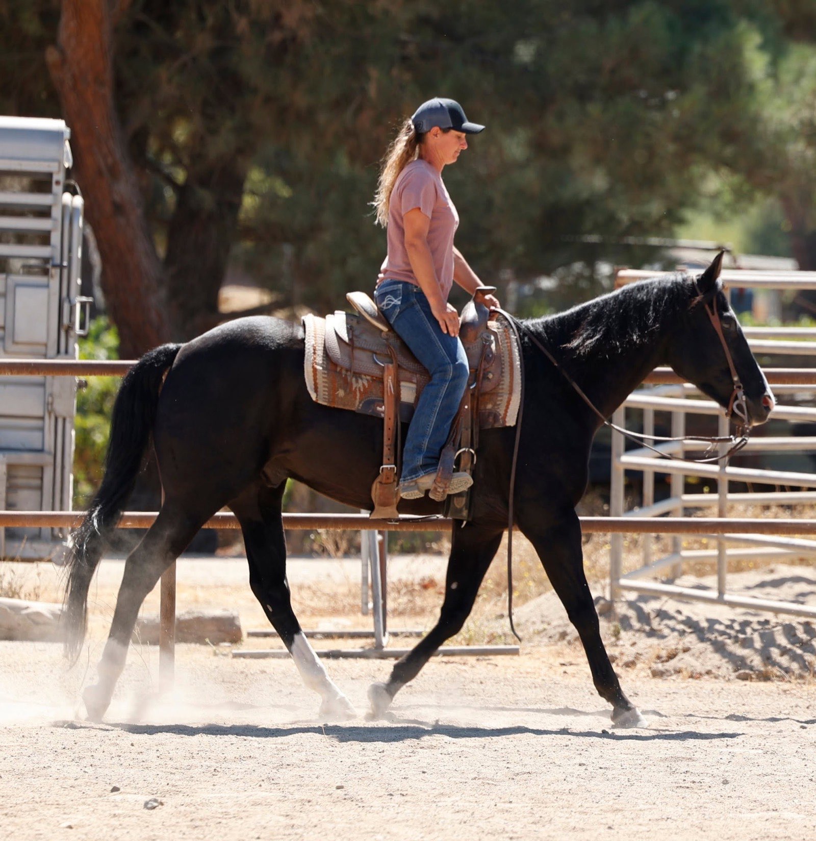 Allison Sandoval riding